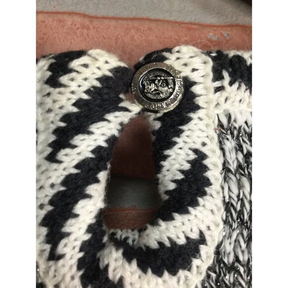 Vintage Mariea Kim Women Sweater Beaded Embellished Sleeveless Black White Small - Picture 6 of 7